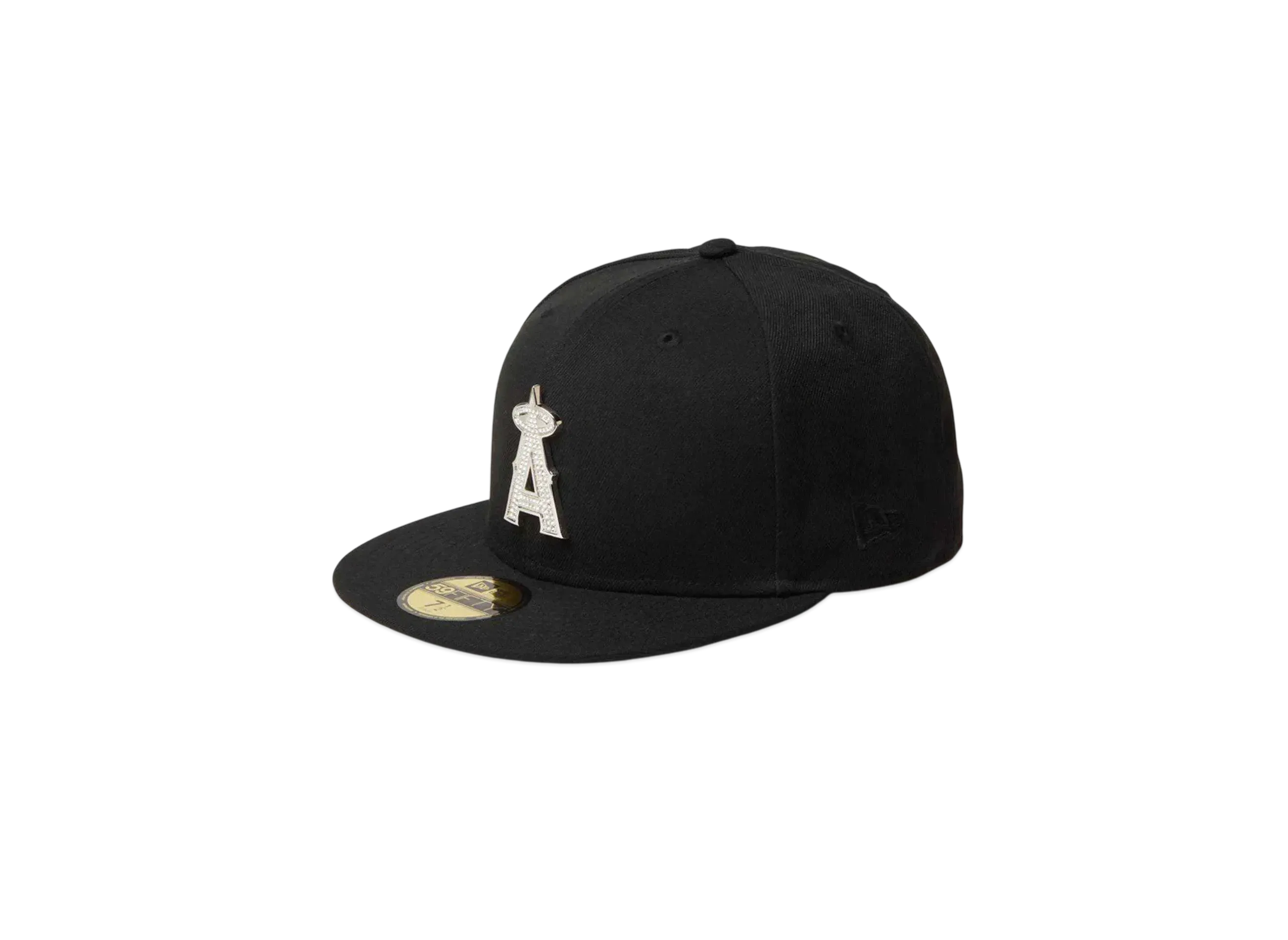 NEW ERA 59Fifty MLB Rhinestone Badge Los Angeles Angels "Black"