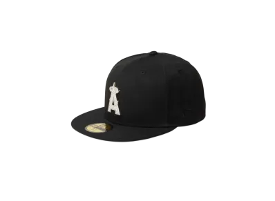 NEW ERA 59Fifty MLB Rhinestone Badge Los Angeles Angels "Black"