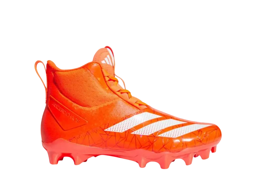 アディダス アディゼロ カオスAAB フットボール ラインマン スパイク "ソーラーレッド/クラウドホワイト"