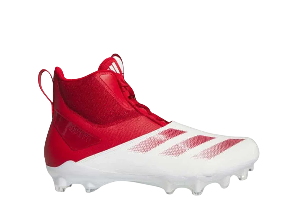 アディダス アディゼロ カオス フットボール ラインマン スパイク "クラウドホワイト/チームパワーレッド2"
