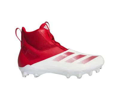 adidas Adizero Chaos Football Lineman Cleats "Cloud White/Team Power Red 2"