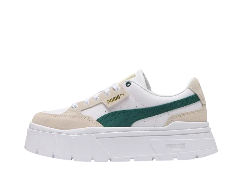 Puma Women's Mayze Stack Cord "White/Green"