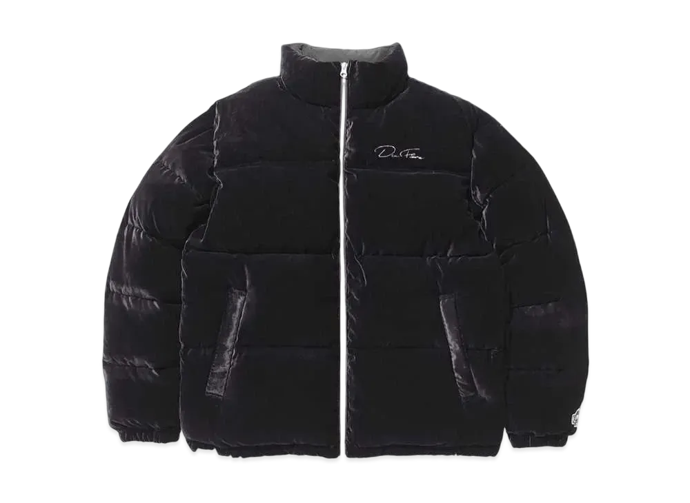 XLARGE x DexFilmz Velour Down Jacket "Black"