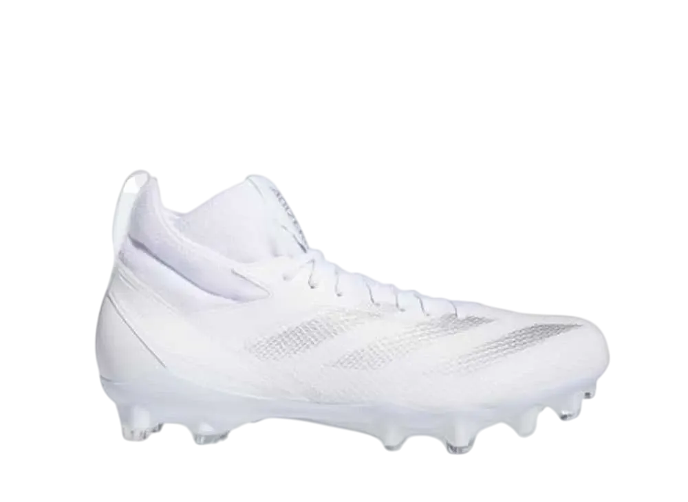 アディダス アディゼロ インパクト フットボール スパイク "クラウドホワイト/シルバーメタリック"