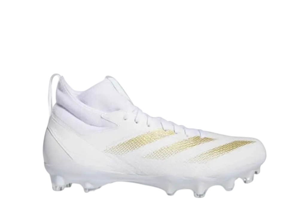 アディダス アディゼロ インパクト フットボール スパイク "クラウドホワイト/ゴールドメタリック"
