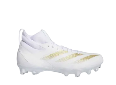 adidas Adizero Impact Football Cleats "Cloud White/Gold Metallic"