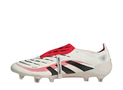 adidas Predator Elite Foldover Tongue Firm Ground Cleats "Off White/Core Black/Pure Ruby"