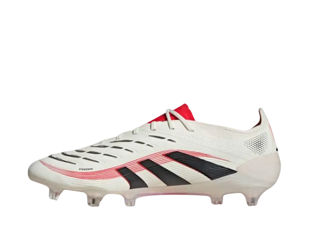 アディダス プレデター エリート ファームグラウンド スパイク "オフホワイト/コアブラック/ピュアルビー"