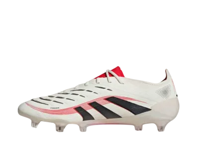adidas Predator Elite Firm Ground Cleats "Off White/Core Black/Pure Ruby"