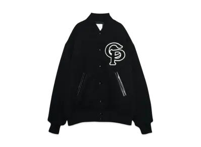 COOTIE PRODUCTIONS Wool Mossa Stadium Jacket "BLACK"