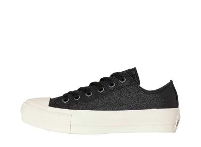 Converse Women's All Star PLTS Glitter OX "Black"