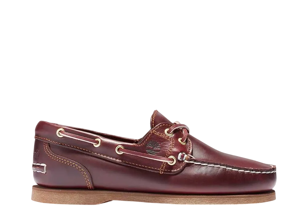 ティンバーランド ウィメンズ クラシック アムハースト 2アイ ボートシューズ "ブラウン"