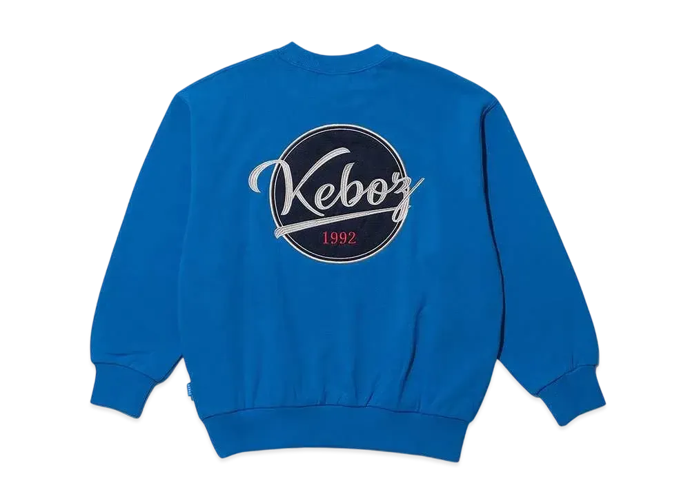 KEBOZ Kids Bb Logo Sweat Crewneck "Cerulean"