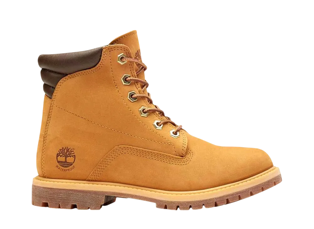 Timberland Women's Waterville 6 Inch Lace Up Waterproof Boots "Wheat"