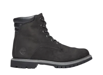 Timberland Women's Waterville 6 Inch Lace Up Waterproof Boot "Black"