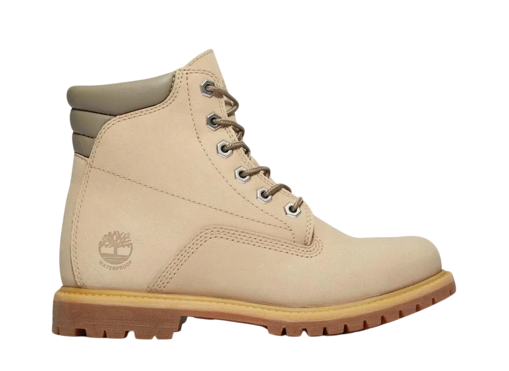 Timberland Women's Waterville 6 Inch Lace Up Waterproof Boot "Hummus"