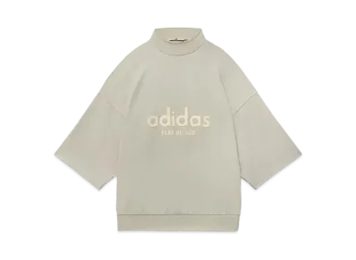 adidas x Fear of God Athletics Heavy Jersey 3/4 Sleeve Mock T-Shirt "Sesame"