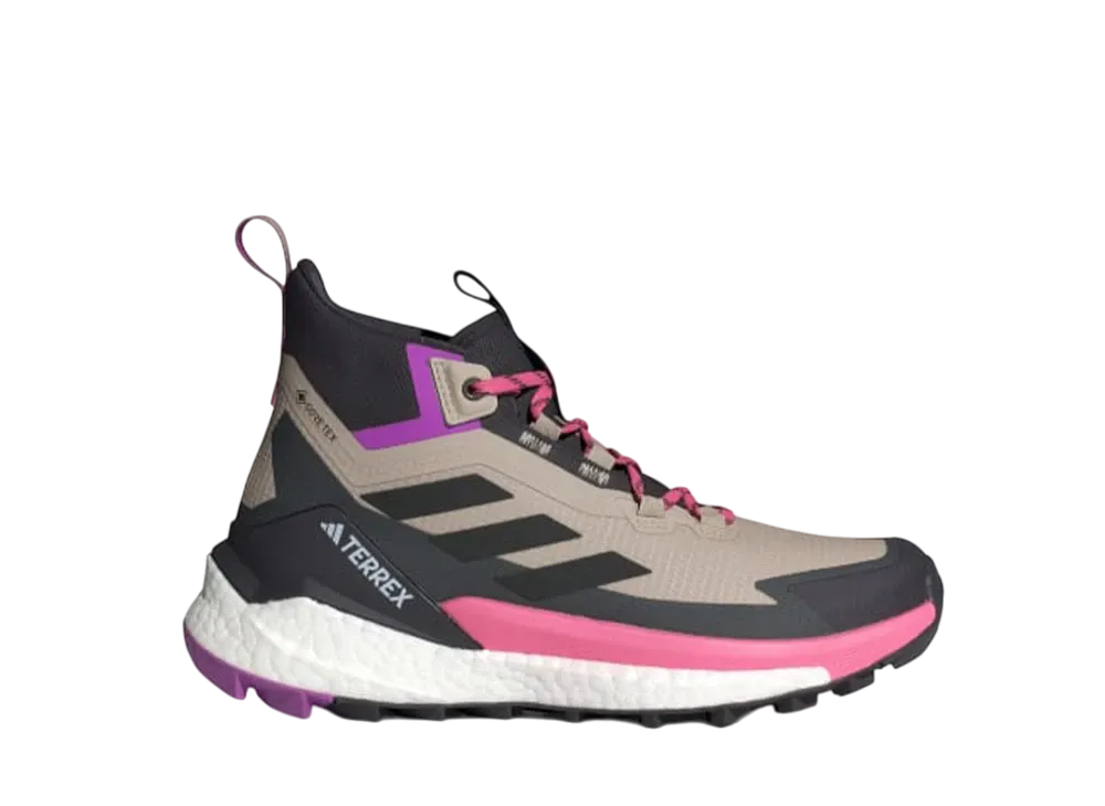 adidas Women's Terrex Free Hiker 2.0 GORE-TEX Hiking "Wonder Beige/Pink Fusion/Aurora Black"