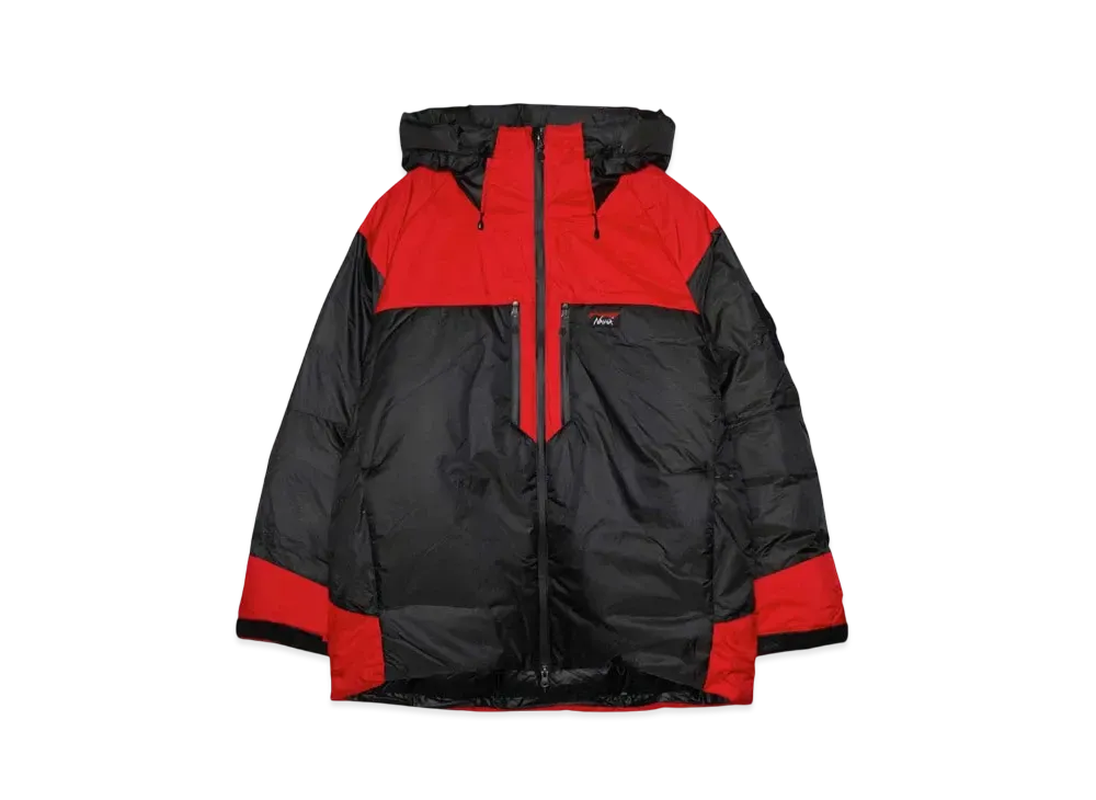 NANGA 30th Anniversary AURORA TEX COMBI DOWN JACKET "BLACKxN.RED"