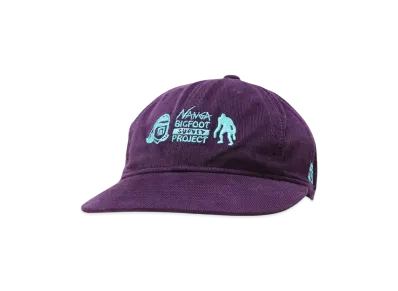 TACOMA FUJI x NANGA RECORDS BIGFOOT SURVEY PROJECT LOGO CORDUROY CAP "PURPLE"