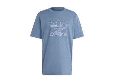 adidas Adicolor Outline Trefoil Short Sleeve T-Shirt "Preloved Ink"
