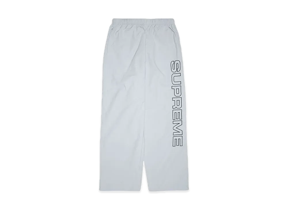 パンツ Supreme Spellout Track Pant White Supreme Spellout Embroidered Track Pant (SS25) Ivory Men's - SS25 - US