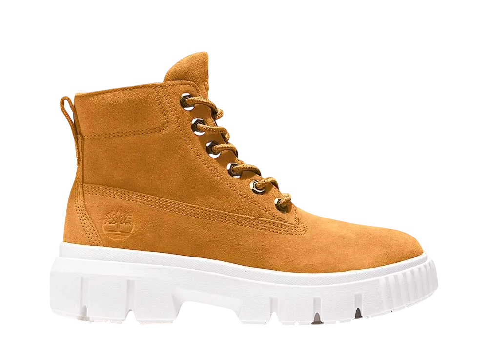 ティンバーランド ウィメンズ グレイフィールド ミッド レースアップ ブーツ "ウィート"