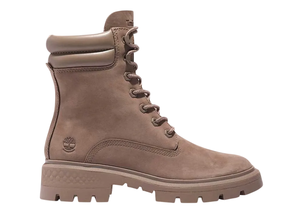 ティンバーランド ウィメンズ コルチナ バレー ミッド レースアップ ウォータープルーフ ブーツ "ベージュ"