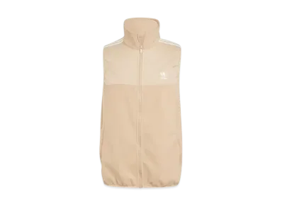 adidas Adicolor Three Stripes Micro Fleece Vest "Magic Beige"