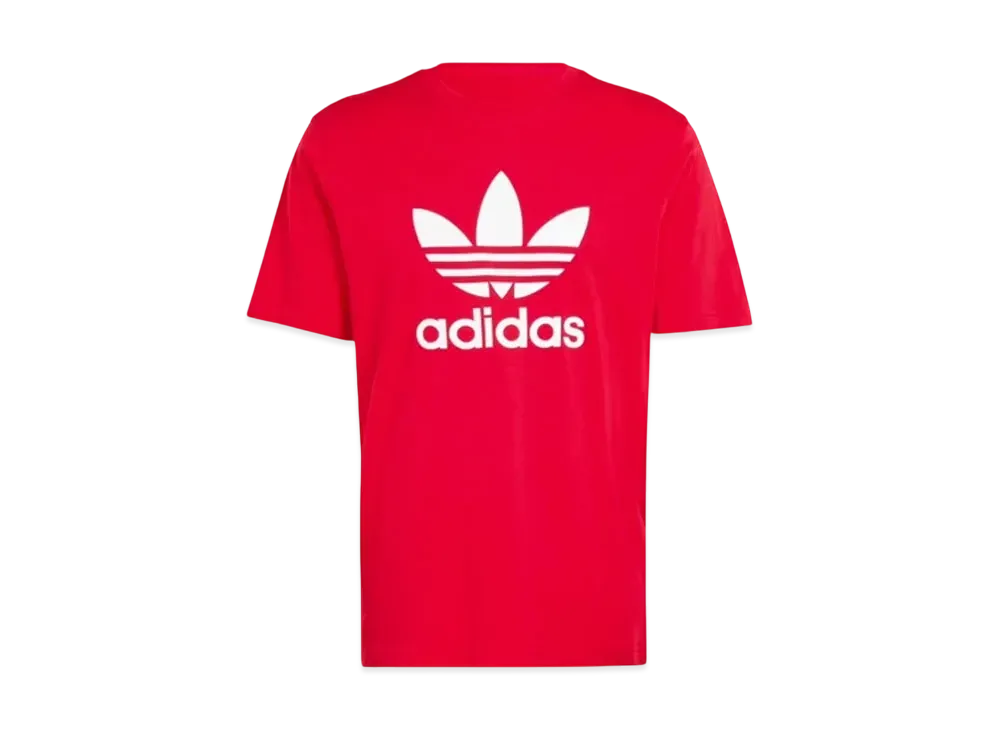 adidas Adicolor Trefoil Short Sleeve T-Shirt "Better Scarlet"