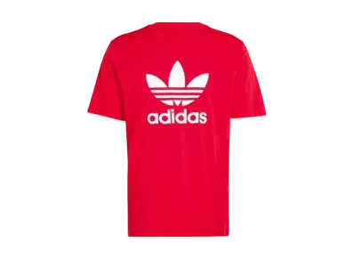 adidas Adicolor Trefoil Short Sleeve T-Shirt "Better Scarlet"