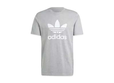 adidas Adicolor Trefoil Short Sleeve T-Shirt "Medium Grey Heather"