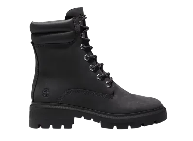 Timberland Women's Cortina Valley Mid Lace Up Waterproof Boot "Black"