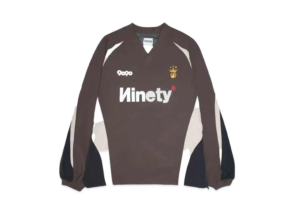 9090 Tech Nylon Pullover "Charcoal Gray"