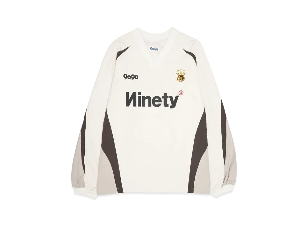 9090 Tech Nylon Pullover "Ivory"