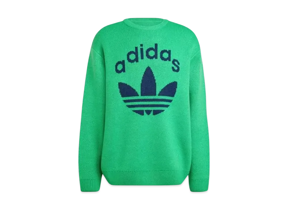 adidas Originals 70s Crewneck Sweater "Green/Night Indigo"