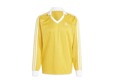 adidas Adicolor Pique Soccer Long Sleeve T-Shirt "Preloved Yellow"