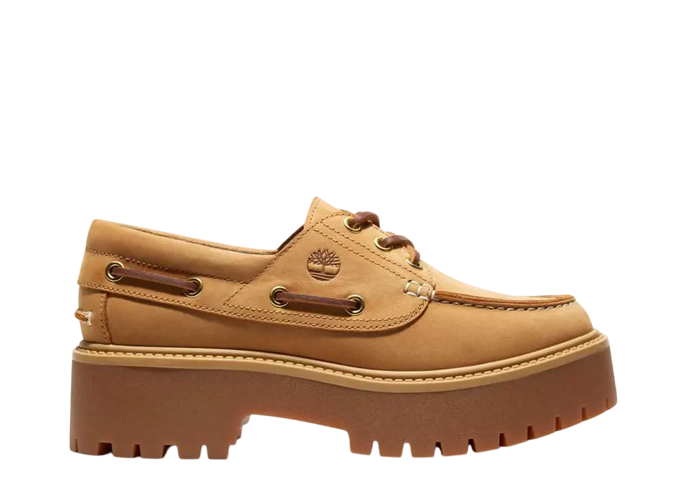 Timberland Women's Stone Street Boat Shoes "Wheat"