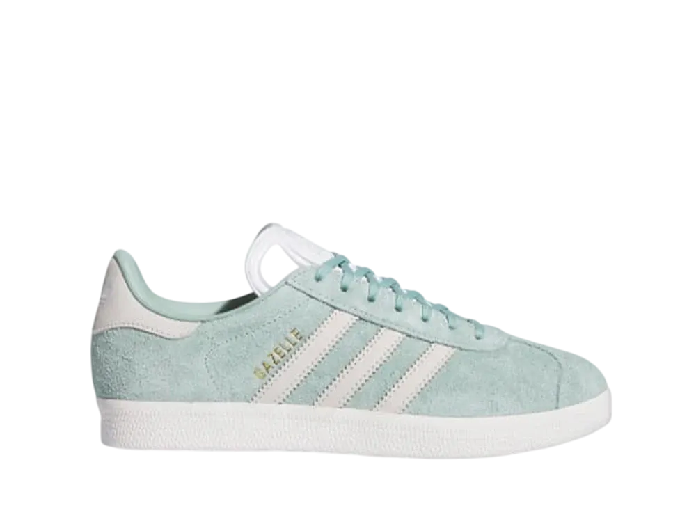 アディダスオリジナルス ウィメンズ ガゼル "ヘイジーグリーン/オフホワイト/クラウドホワイト"