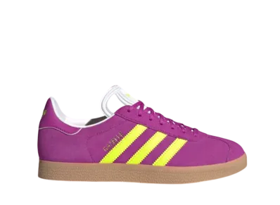 adidas Women's Gazelle "Purple Burst/Solar Yellow/Off White"