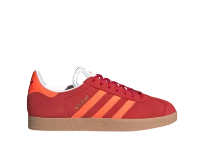 adidas Women's Gazelle "Red/Solar Orange/Off White"