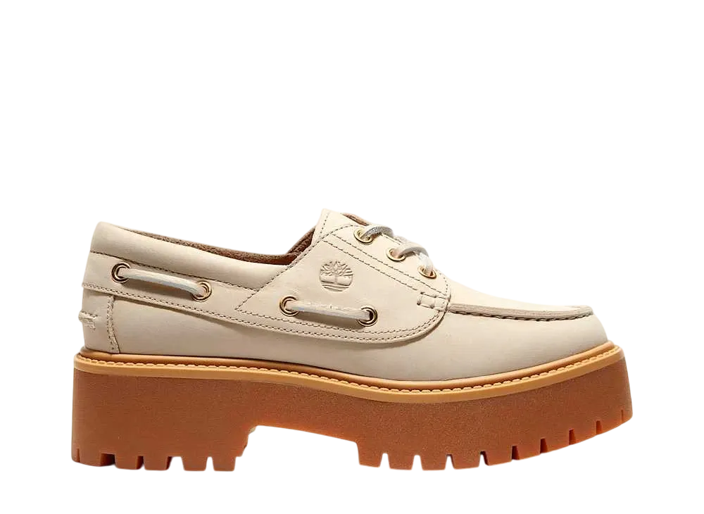 ティンバーランド ウィメンズ ストーン ストリート ボート シューズ "トープ"