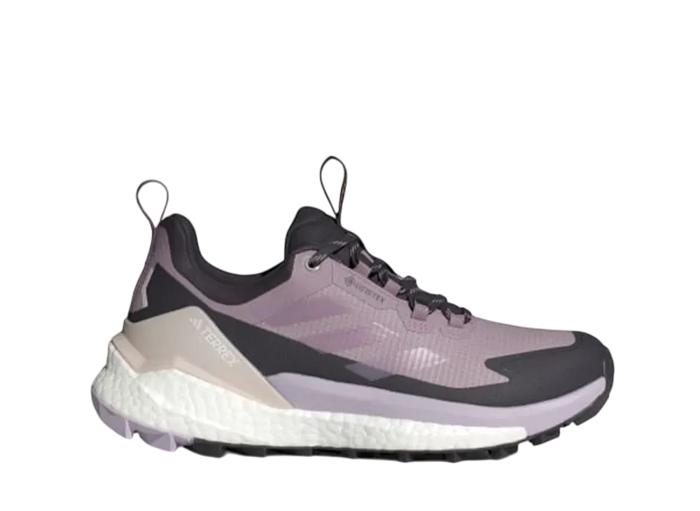 adidas Women's Terrex Free Hiker 2.0 Low GORE-TEX Hiking "Preloved Fig/Silver Dawn/Aurora Black"