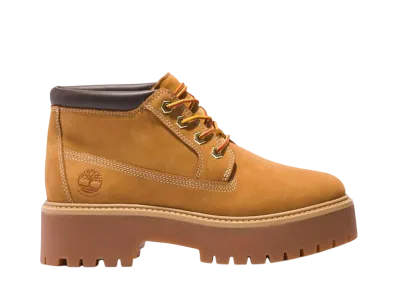 Timberland Women's Stone Street Mid Lace Up Waterproof Boots "Wheat"