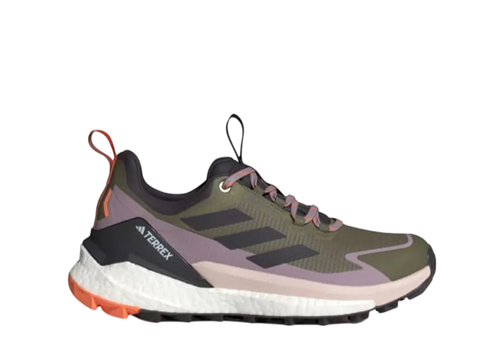 adidas Women's Terrex Free Hiker 2.0 Low GORE-TEX Hiking "Olive Strata/Aurora Black/Amber Tint"
