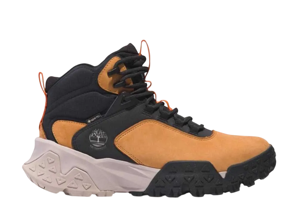 ティンバーランド モーション スクランブル ミッド レースアップ ゴアテックス ハイキング ブーツ "ウィート"