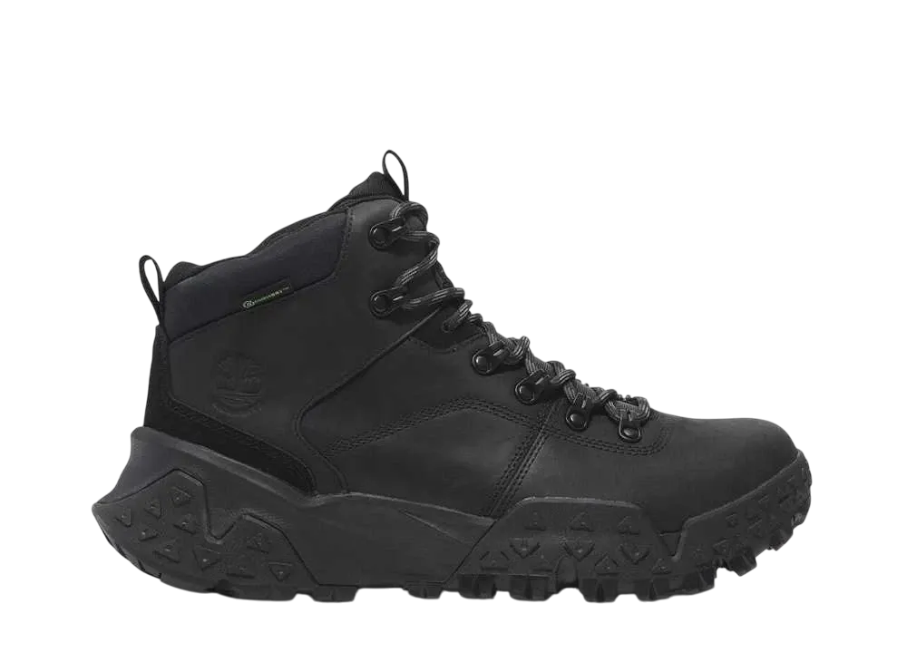 ティンバーランド モーション スクランブル ミッド レースアップ ウォータープルーフ ハイキング ブーツ "ブラック"
