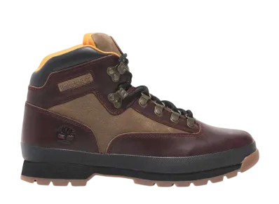 ティンバーランド ミッド レースアップ ユーロハイカー "バーガンディー"