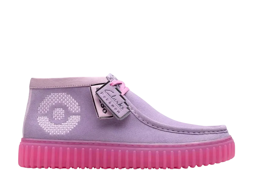 ポケモン × クラークス トーヒル エクスプローラー "ミュウツー/グレー/ピンク"