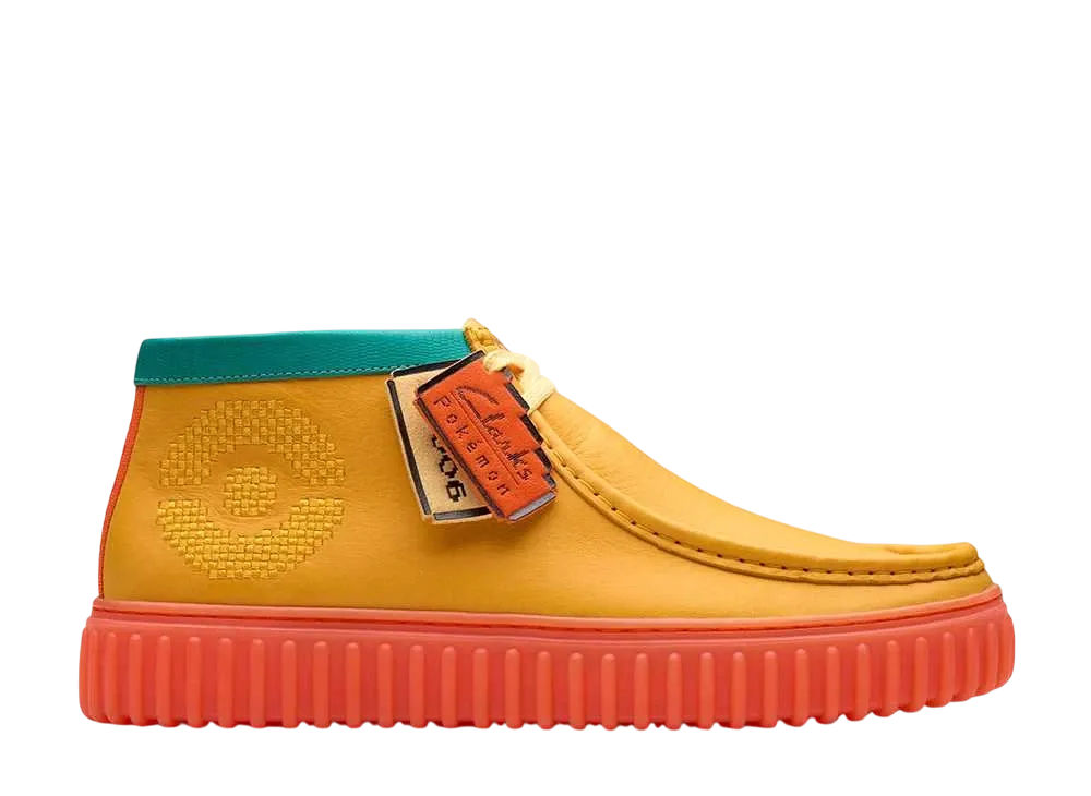 Pokemon × Clarks Torhill Explorer "Charizard/Orange Leather"